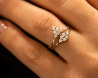 Soulmate Diamond Cluster Ring