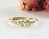 Asymmetric Bezel Diamond Ring - Sivan Lotan Jewelry - סיון לוטן - טבעת יהלומים - טבעת יהלום - טבעת אירוסין - תכשיטים מעוצבים
