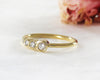Asymmetric Bezel Diamond Ring - Sivan Lotan Jewelry - סיון לוטן - טבעת יהלומים - טבעת יהלום - טבעת אירוסין - תכשיטים מעוצבים