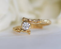 Nature Inspired Diamond Engagement Ring