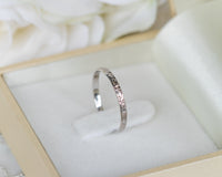 Floral Lace Wedding Band