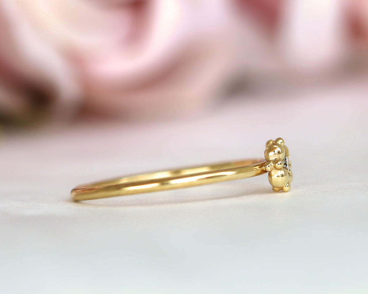 Flower Diamond Ring