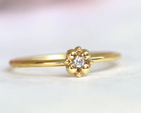 Flower Diamond Ring
