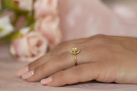 Halo Diamond Engagement Ring