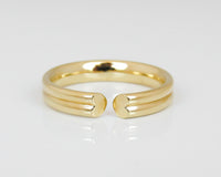 Unique Open Heart Ring