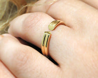 Unique Open Heart Ring