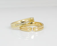Unique Open Heart Ring