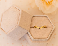 Hammered Chevron Ring