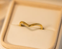 Hammered Chevron Ring