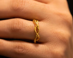 Infinity Braided Twig Ring