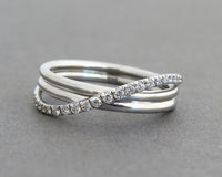 Infinity Diamond Gold Ring