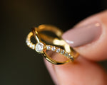 טבעת יהלומים אינפיניטי