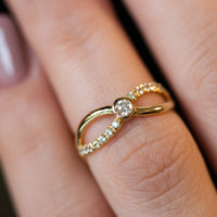 Infinity Diamond Ring