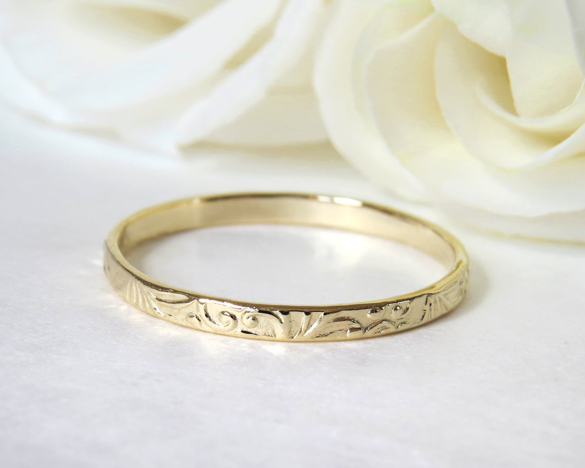 Floral Diamond Ring Set
