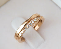 Mobius His & Hers Matching Wedding Bands