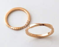 Mobius His & Hers Matching Wedding Bands