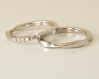 Mobius His & Hers Matching Wedding Bands