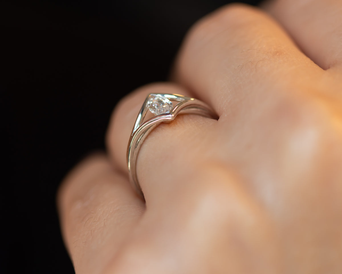 Marquise Diamond Engagement Ring