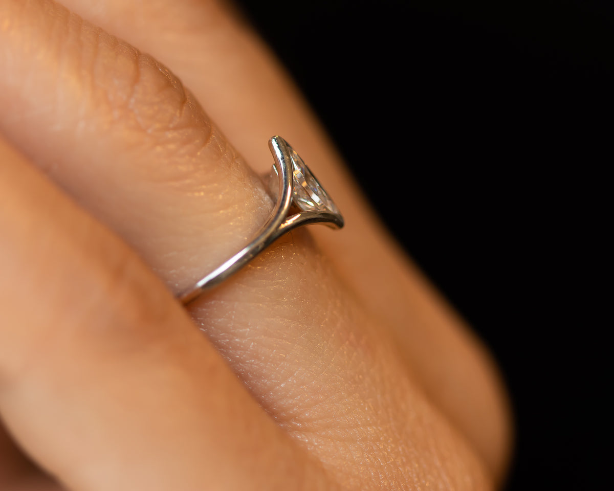 Marquise Diamond Engagement Ring
