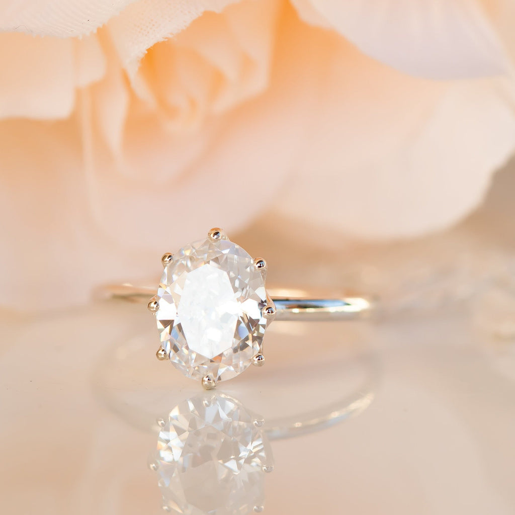 Oval diamond Ring, Oval Engagement Ring, 2 ct diamond Engagement Ring, Oval diamond Engagement Ring, 2 Carat diamond Ring