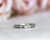 Small Diamond Engagement Ring