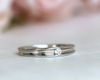 Small Diamond Engagement Ring