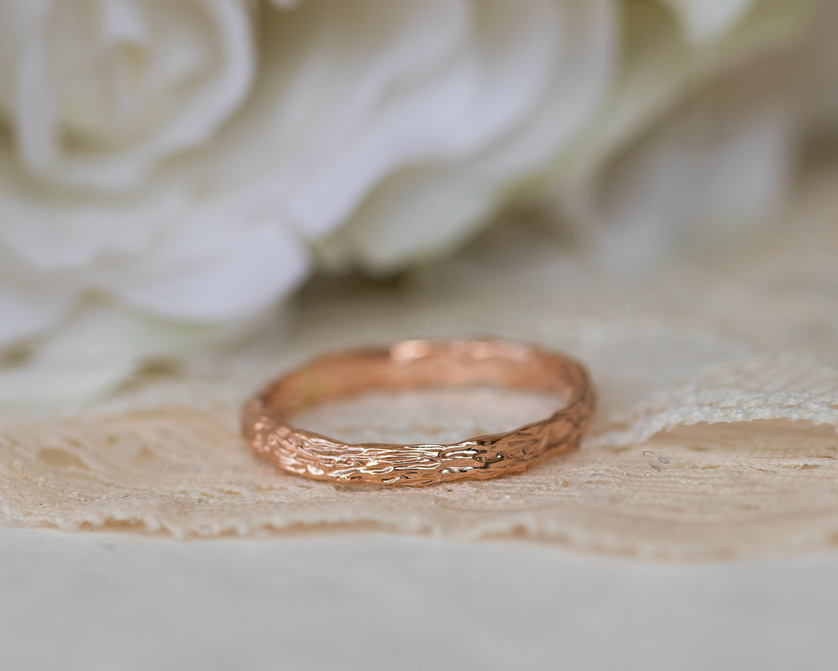 Natural Twig Wedding Band