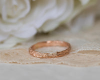 Natural Twig Wedding Band
