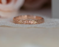 Natural Twig Wedding Band