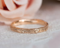 Natural Twig Wedding Band