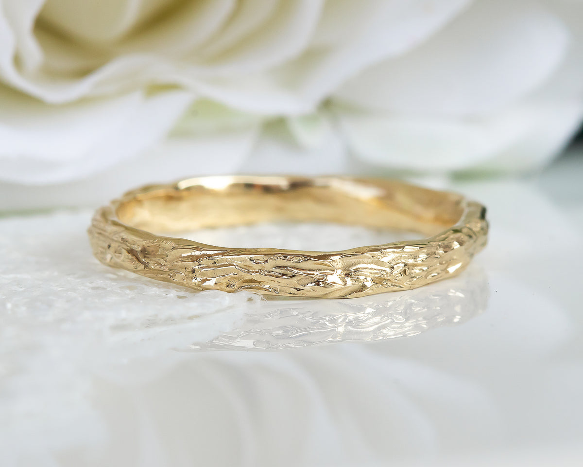 Nature Inspired Men Wedding Band