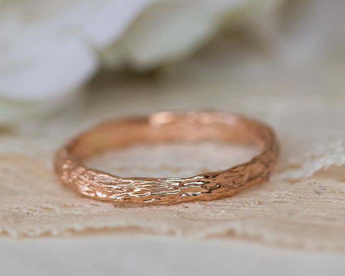 Natural Twig Wedding Band