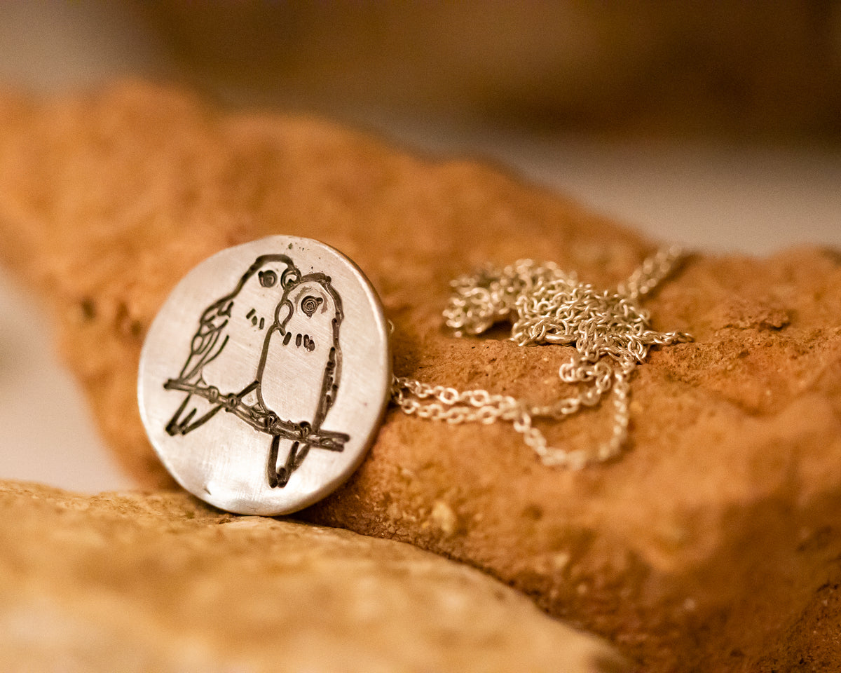 Love Birds Pendant Necklace