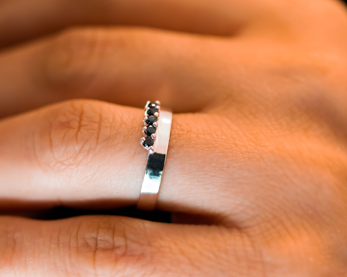 Black Diamond Ring Band