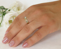 Floral Diamond Ring Set