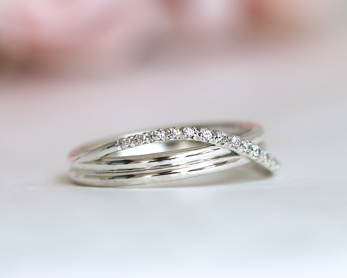 Infinity Diamond Gold Ring