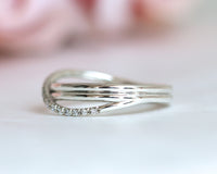 Infinity Diamond Gold Ring