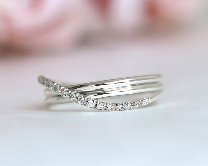 Infinity Diamond Gold Ring