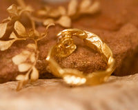 Leaf Engagement Ring
