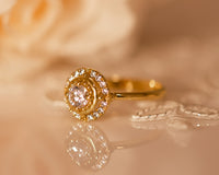 Halo Diamond Engagement Ring