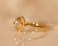 Halo Diamond Engagement Ring