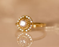 Halo Diamond Engagement Ring