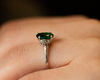 Vintage Emerald and Diamonds Ring