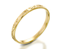 Floral Wedding Band