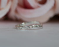 Floral Chevron Wedding Band