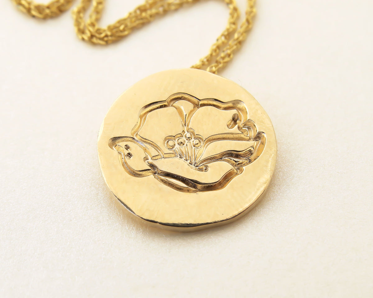 Lotus Flower Pendant Necklace