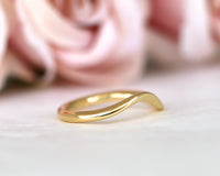 Wave Wedding Band