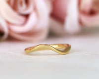 Wave Wedding Band
