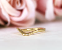 Wave Wedding Band
