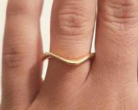 Wave Wedding Band